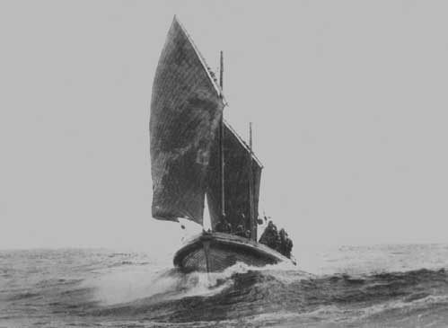 The Alfred Corry under sail